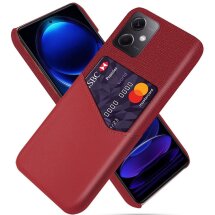 Защитный чехол KSQ Business Pocket для Xiaomi Poco X5 / Redmi Note 12 5G - Red: фото 1 из 4