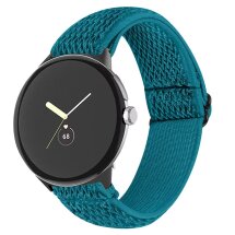 Ремінець Deexe Knitted Strap для Google Pixel Watch / Watch 2 - Cyan: фото 1 з 6