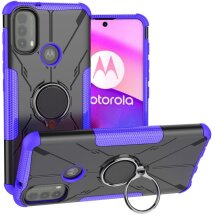 Захисний чохол Deexe Armor Bear для Motorola Moto E40 - Purple: фото 1 з 10