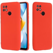 Защитный чехол Deexe Silicone Case для Xiaomi Poco C40 - Red: фото 1 из 7