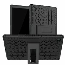 Защитный чехол UniCase Combo для Lenovo Tab M10 Plus 1/2 Gen (TB-X606) - Black: фото 1 из 10
