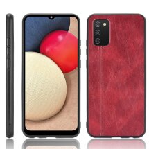 Защитный чехол UniCase Leather Series для Samsung Galaxy A02s (A025) - Red: фото 1 из 10