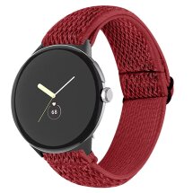 Ремешок Deexe Knitted Strap для Google Pixel Watch / Watch 2 - Red: фото 1 из 6