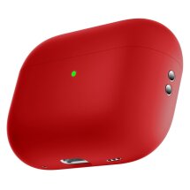 Силіконовий чохол Deexe Silicone Case (FH) для Apple AirPods Pro 2 - Red: фото 1 з 5