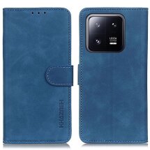Чохол-книжка KHAZNEH Retro Wallet для Xiaomi 13 - Blue: фото 1 з 9