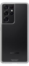 Силіконовий (TPU) чохол Clear Cover для Samsung Galaxy S21 Ultra (G998) EF-QG998TTEGRU - Transparency: фото 1 з 3