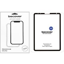 Защитное стекло BeCover 10D для Apple iPad Air 4/5 Gen 10.9 (2020/2022) - Black: фото 1 из 4
