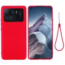 Захисний чохол Deexe Silicone Case для Xiaomi Mi 11 Ultra - Red: фото 1 з 6