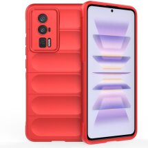 Защитный чехол Deexe Terra Case для Xiaomi Poco F5 Pro / Redmi K60 / Redmi K60 Pro - Red: фото 1 из 13