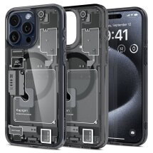 Захисний чохол Spigen (SGP) Ultra Hybrid Zero One (MagFit) для Apple iPhone 15 Pro - Black: фото 1 з 15