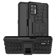 Защитный чехол UniCase Hybrid X для Motorola Moto G9 Plus - All Black: фото 1 из 9