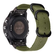 Ремінець UniCase Nylon для годинників Garmin з кріпленням Quick Fit 26mm - Green: фото 1 з 8