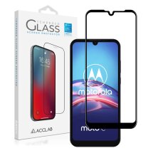 Защитное стекло ACCLAB Full Glue для Motorola Moto E6S / Moto E6i - Black: фото 1 из 6