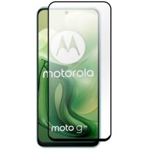 Защитное стекло RURIHAI Full Glue Screen Protect для Motorola Moto G24 / G24 Power / G04 - Black: фото 1 из 9