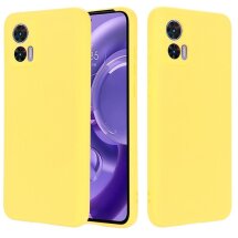 Захисний чохол Deexe Silicone Case для Motorola Edge 30 Neo - Yellow: фото 1 з 7