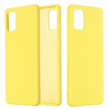 Захисний чохол Deexe Silicone Case для Samsung Galaxy A71 (A715) - Yellow: фото 1 з 5