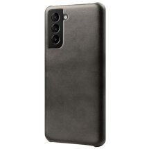 Защитный чехол KSQ Leather Cover для Samsung Galaxy S22 (S901) - Black: фото 1 из 4