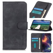 Чохол-книжка KHAZNEH Retro Wallet для Xiaomi Poco X3 GT / Redmi Note 10 Pro 5G - Black: фото 1 з 11