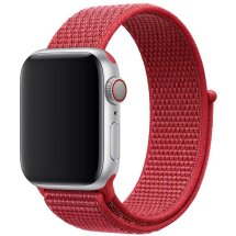 Оригінальний ремінець Nylon Loop для Apple Watch 38 / 40 / SE 40 / 41 mm (MU962ZM/A) - Red: фото 1 з 3