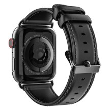 Ремінець DUX DUCIS Business Series для Apple Watch 42 / 44 / SE 44 / 45 / Ultra / Ultra 2 (49mm) - Black: фото 1 з 19