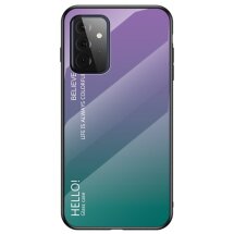 Защитный чехол Deexe Gradient Color для Samsung Galaxy A72 (А725) - Purple / Green: фото 1 из 6