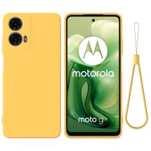 Захисний чохол Deexe Silicone Case для Motorola Moto G24 Power - Yellow: фото 1 з 8
