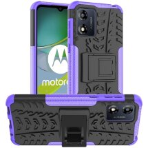 Захисний чохол UniCase Hybrid X для Motorola Moto E13 - Purple: фото 1 з 14