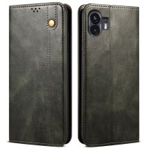 Защитный чехол UniCase Leather Wallet для Nothing Phone (2) - Green: фото 1 из 7