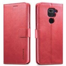 Чехол LC.IMEEKE Wallet Case для Xiaomi Redmi Note 9 - Rose: фото 1 из 9
