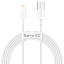 Кабель Baseus Superior Series USB to Lightning (2.4A, 2m) CALYS-C02 - White: фото 1 из 22