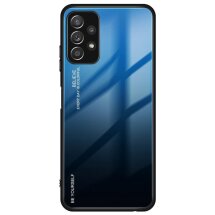 Захисний чохол Deexe Gradient Color для Samsung Galaxy A32 (А325) - Black / Blue: фото 1 з 9