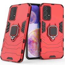 Захисний чохол Deexe Hybrid Case для Samsung Galaxy A23 (A235) - Red: фото 1 з 10