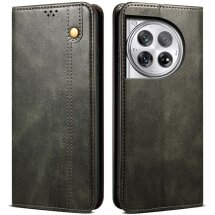 Защитный чехол UniCase Leather Wallet для OnePlus 12R / Ace 3 - Green: фото 1 из 7