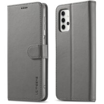 Чехол LC.IMEEKE Wallet Case для Samsung Galaxy A32 (А325) - Grey: фото 1 из 13