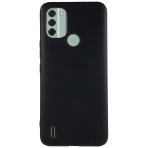 Силіконовий (TPU) чохол Deexe Matte Case для Nokia C31 - Black: фото 1 з 7