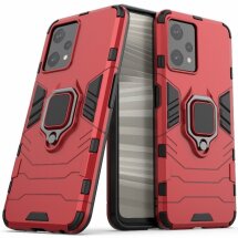 Захисний чохол Deexe Hybrid Case для Realme 9 Pro - Red: фото 1 з 10