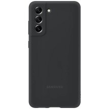 Защитный чехол Silicone Cover для Samsung Galaxy S21 FE (G990) EF-PG990TBEGRU - Dark Gray: фото 1 из 6