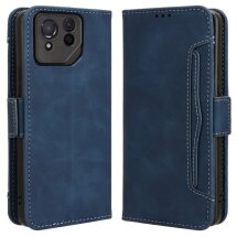 Чохол Deexe Wallet Stand для ASUS ROG Phone 8 Pro - Blue: фото 1 з 7