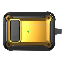 Защитный чехол UniCase Defender Cover для Apple AirPods Pro 2 - Black / Yellow: фото 1 из 5