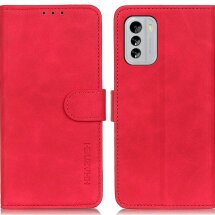 Чохол-книжка KHAZNEH Retro Wallet для Nokia G60 - Red: фото 1 з 9