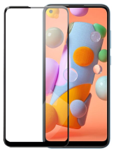 Защитное стекло Deexe 5D Full Glue для Samsung Galaxy A11 (A115) / Galaxy M11 (M115) - Black: фото 1 из 2
