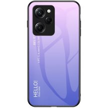Защитный чехол Deexe Gradient Color для Xiaomi Poco X5 Pro - Pink / Purple: фото 1 из 8