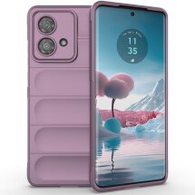 Захисний чохол Deexe Terra Case для Motorola Edge 40 Neo - Light Purple: фото 1 з 7
