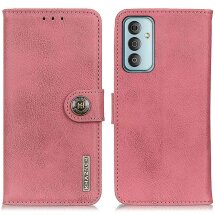 Чехол-книжка KHAZNEH Wallet Cover для Samsung Galaxy M13 (M135) - Pink: фото 1 из 12