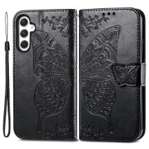 Чехол UniCase Butterfly Pattern для Samsung Galaxy A55 (A556) - Black: фото 1 из 5
