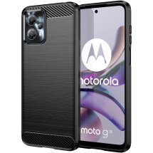 Захисний чохол UniCase Carbon для Motorola Moto G13 / G23 - Black: фото 1 з 7
