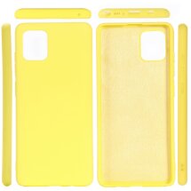 Захисний чохол Deexe Silicone Case для Samsung Galaxy Note 10 Lite (N770) - Yellow: фото 1 з 5