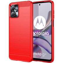 Защитный чехол UniCase Carbon для Motorola Moto G13 / G23 - Red: фото 1 из 7