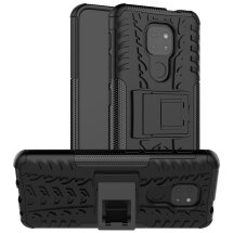 Захисний чохол UniCase Hybrid X для Motorola Moto G9 Play / Moto E7 Plus - Black: фото 1 з 10