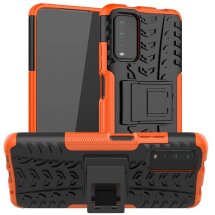 Защитный чехол UniCase Hybrid X для Xiaomi Redmi 9T - Orange: фото 1 из 10